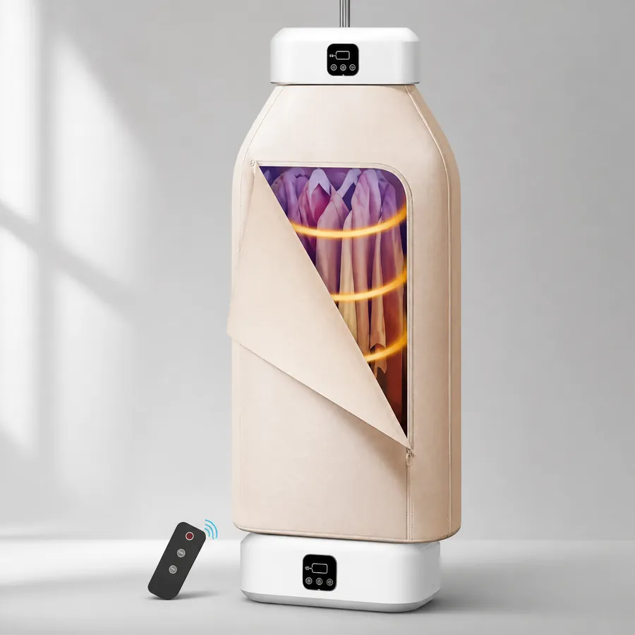 Portable electric clothes dryer